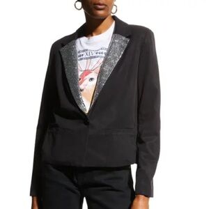 NWT!! LE SUPERBE Stellar Easy Tux Jacket, with Swarovski crystals, Size 2